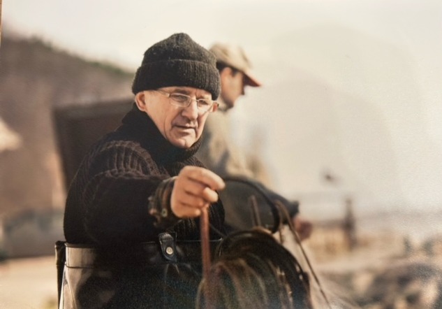 Andrzej Cebula przy pracy